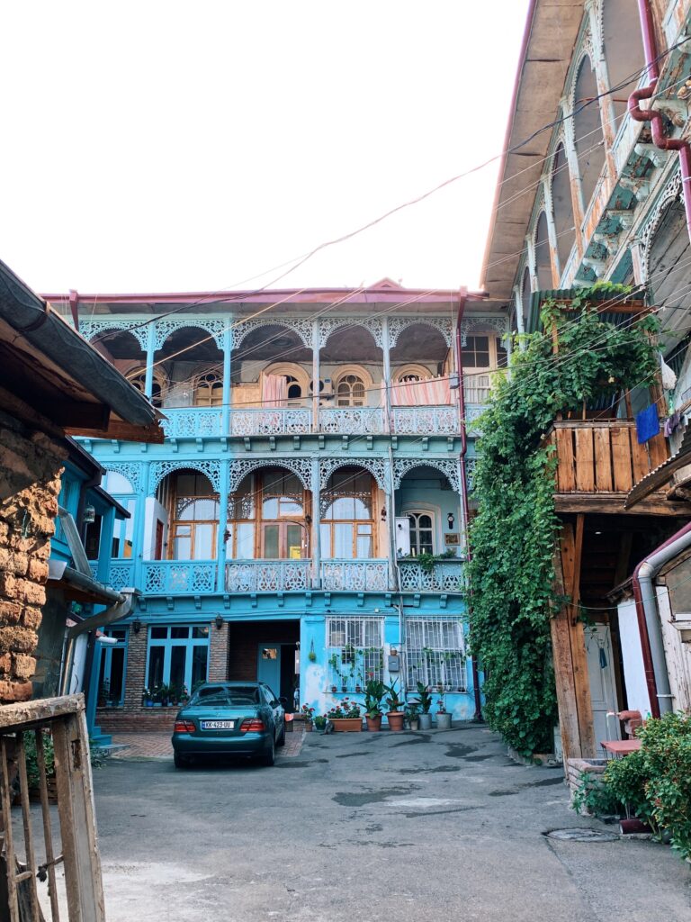 Tbilisi niebieski dom