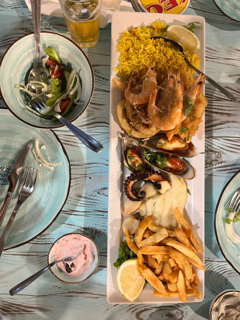 Santa Marina Fish and chips Cypr