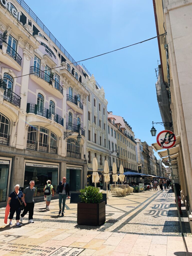 Rua Augusta Lizbona atrakcje