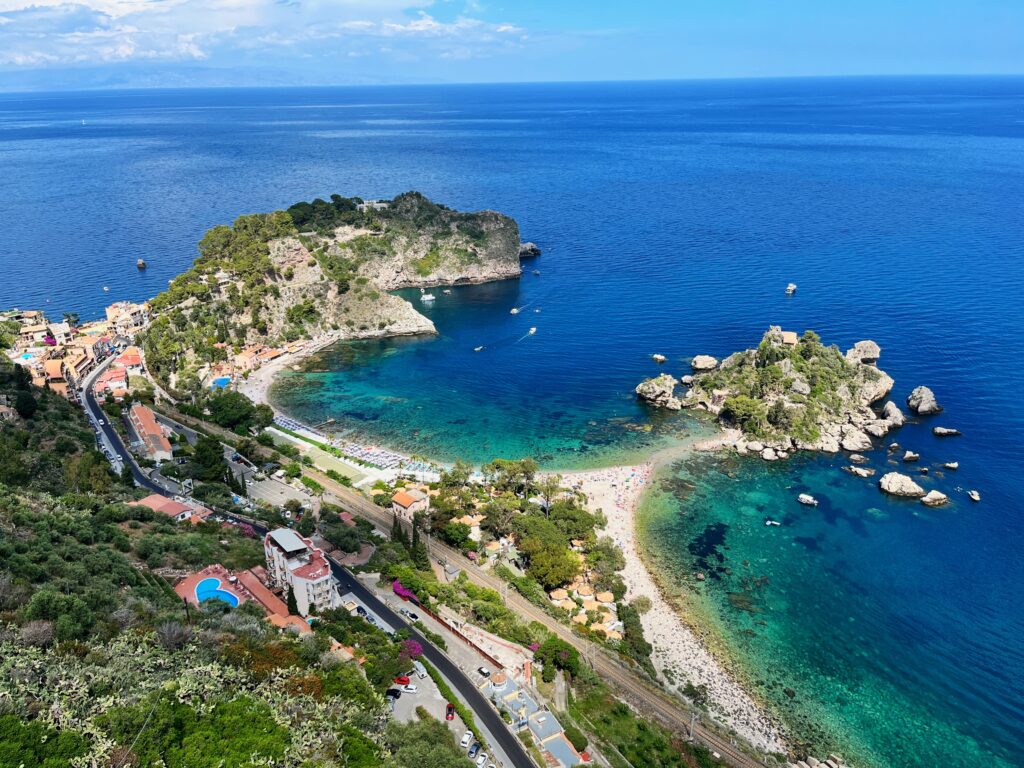 Isola Bella Taormina punkt widokowy