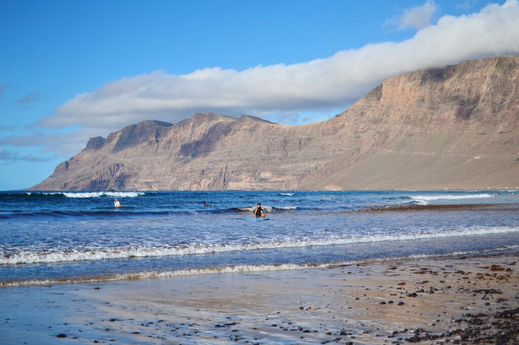 Plaża Famara Lanzarote